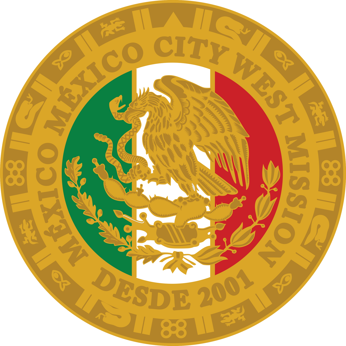 méxico méxico city west mission decal