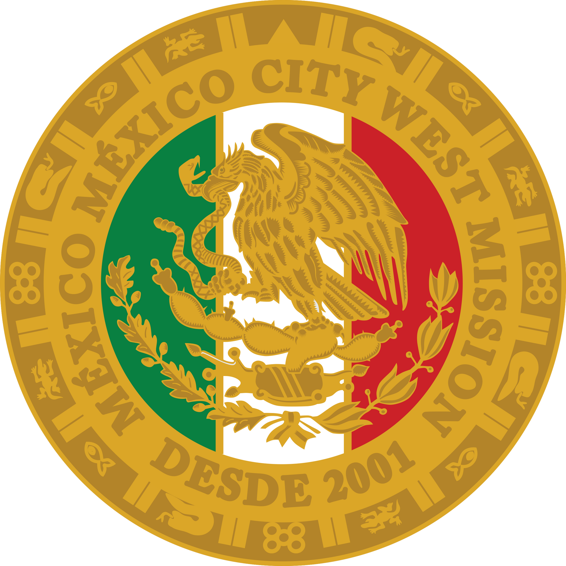 méxico méxico city west mission decal