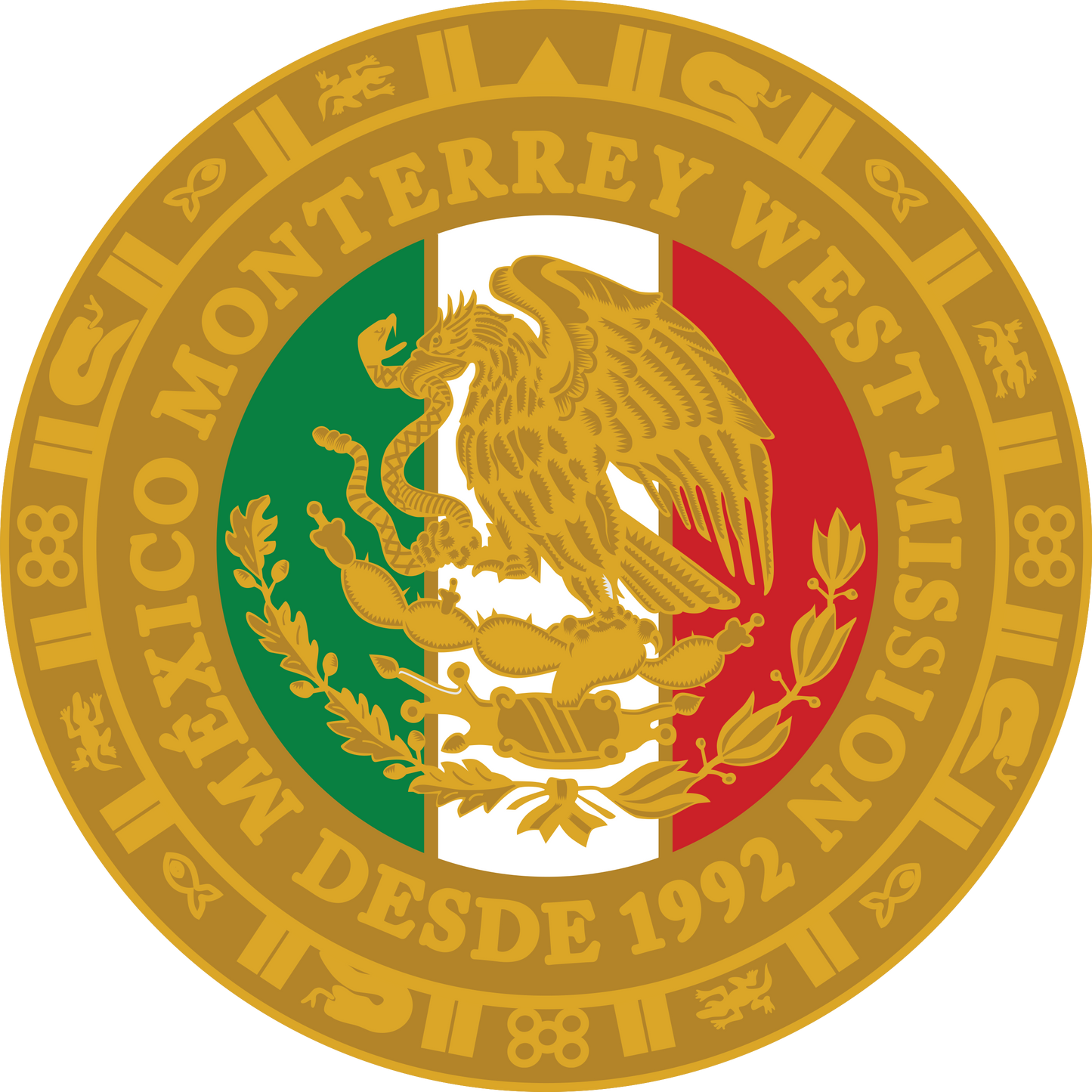 méxico monterrey west mission decal