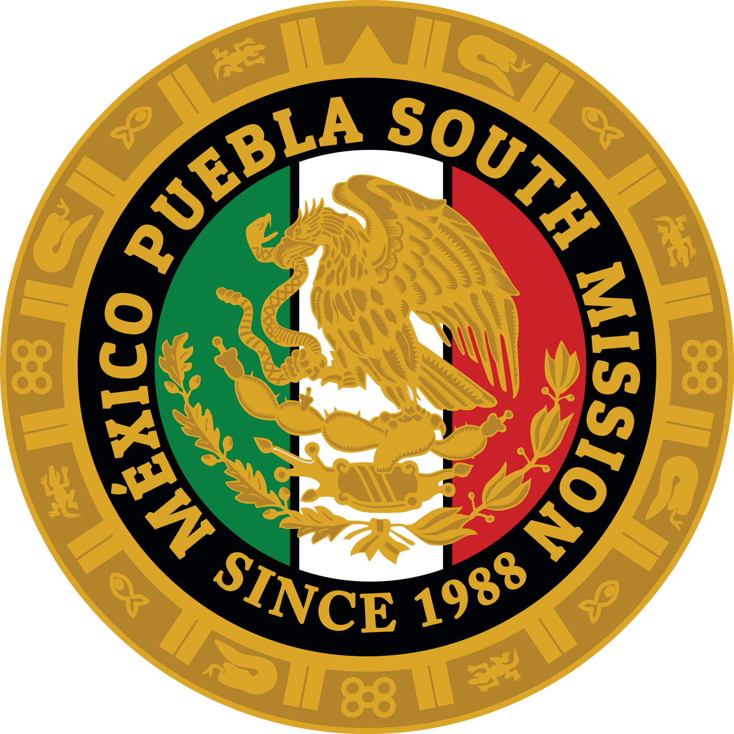 méxico puebla south mission decal