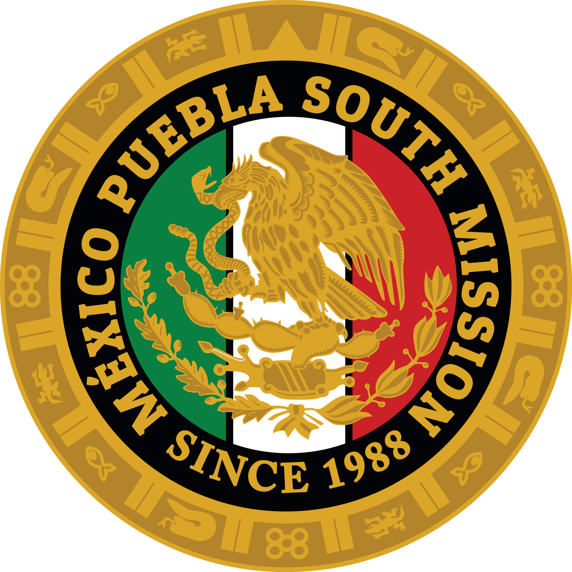 méxico puebla south mission decal
