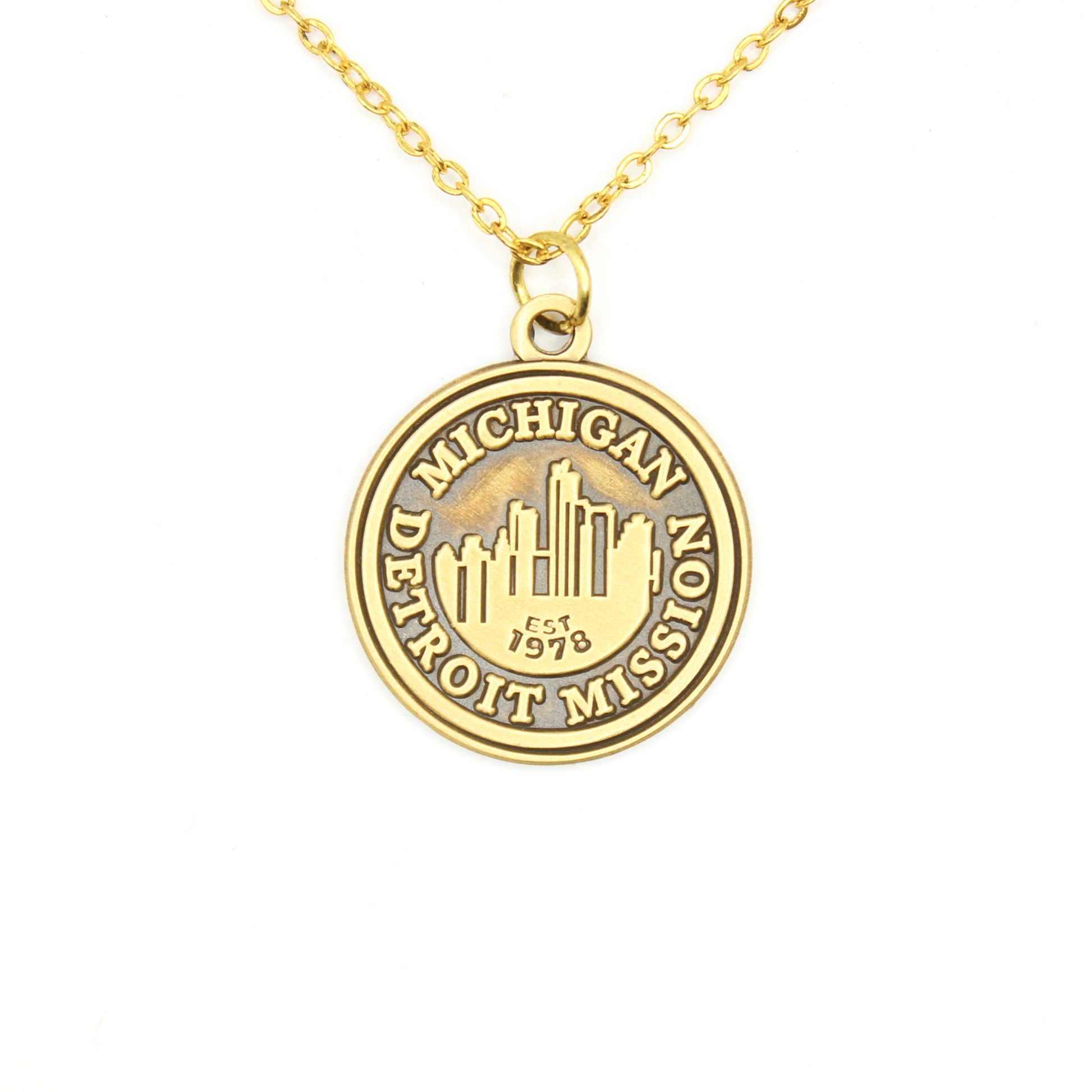 michigan detroit necklace