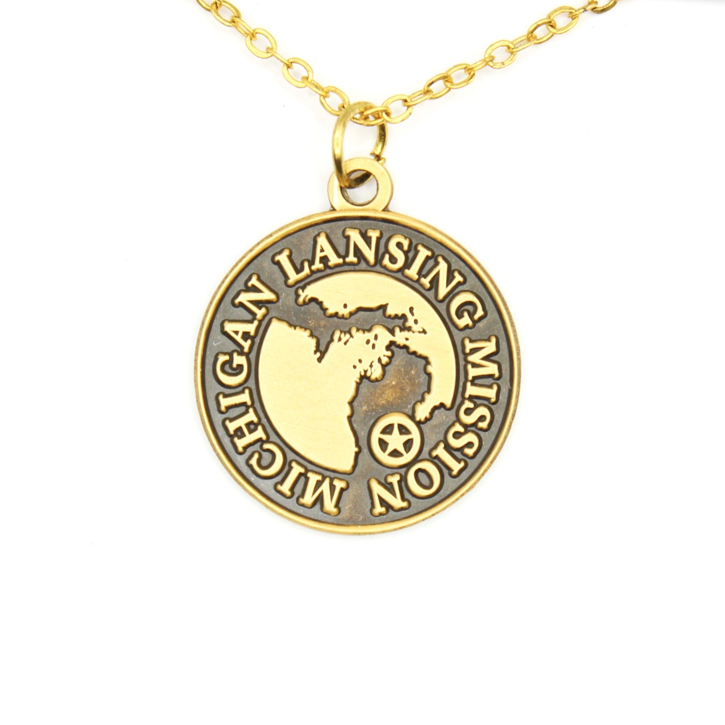 michigan lansing necklace