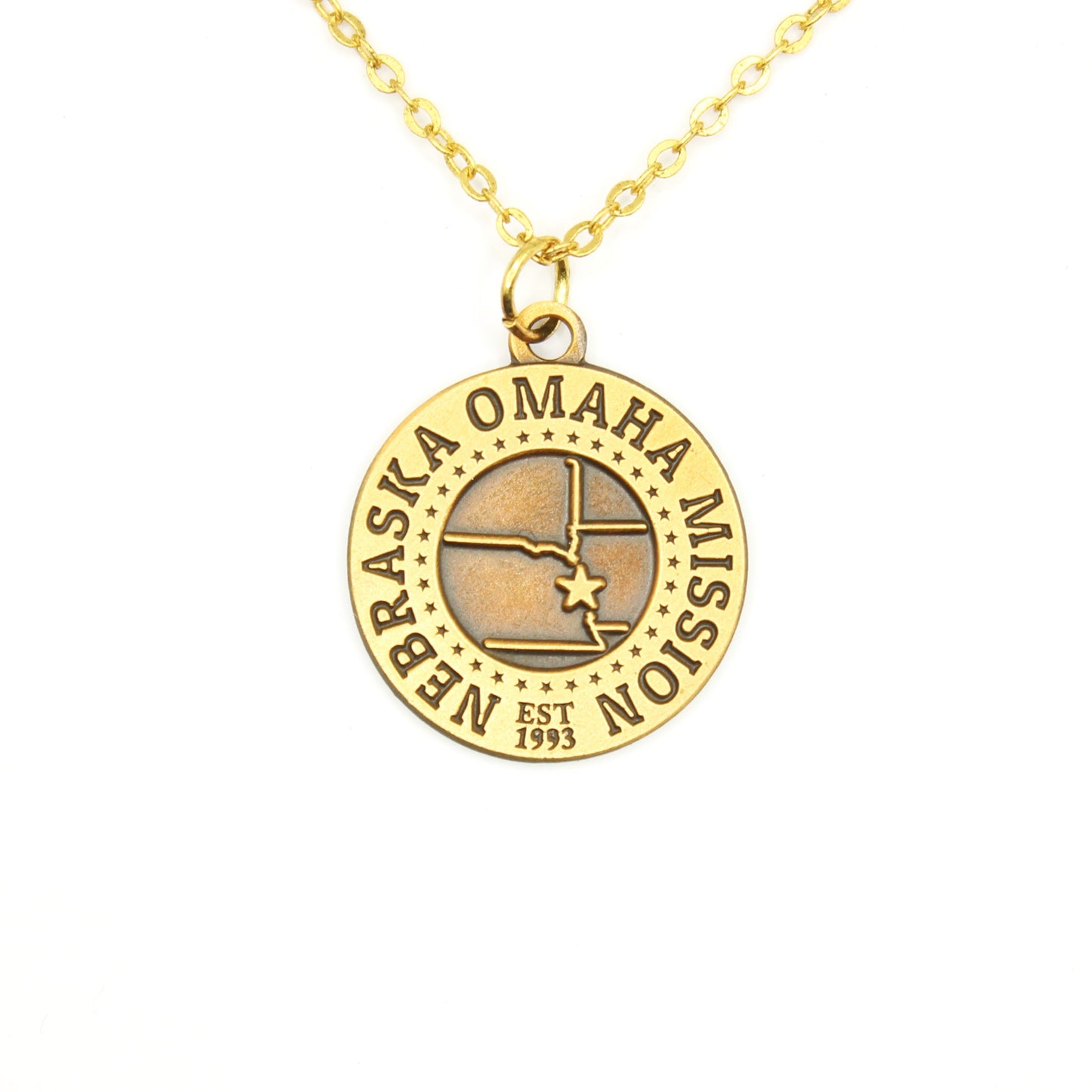 nebraska omaha mission necklace