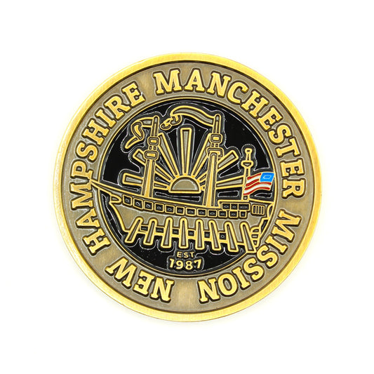 new hampshire manchester mission coin