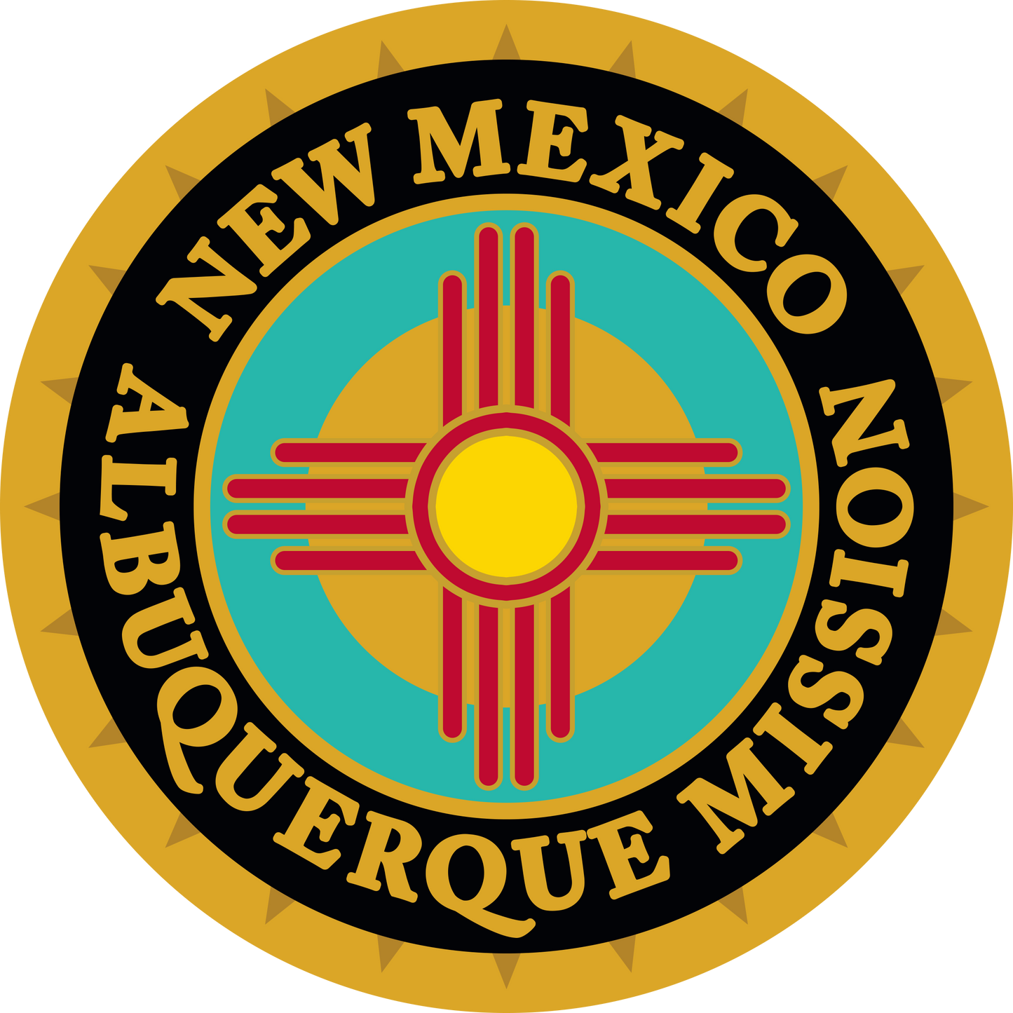 new mexico albuquerque mission decal