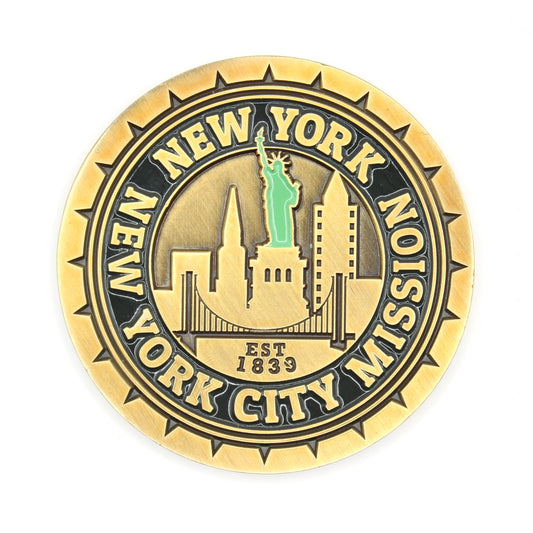 new york new york city mission coin