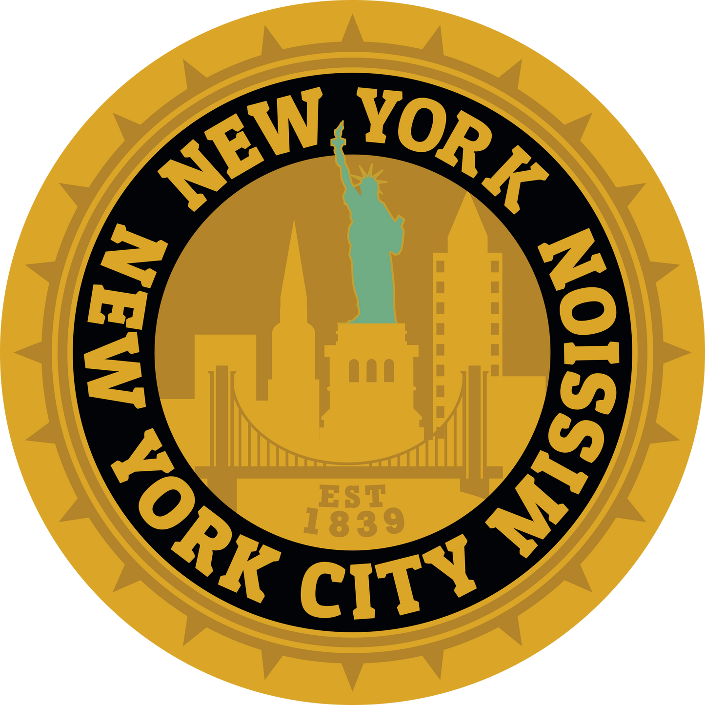 new york new york city mission decal