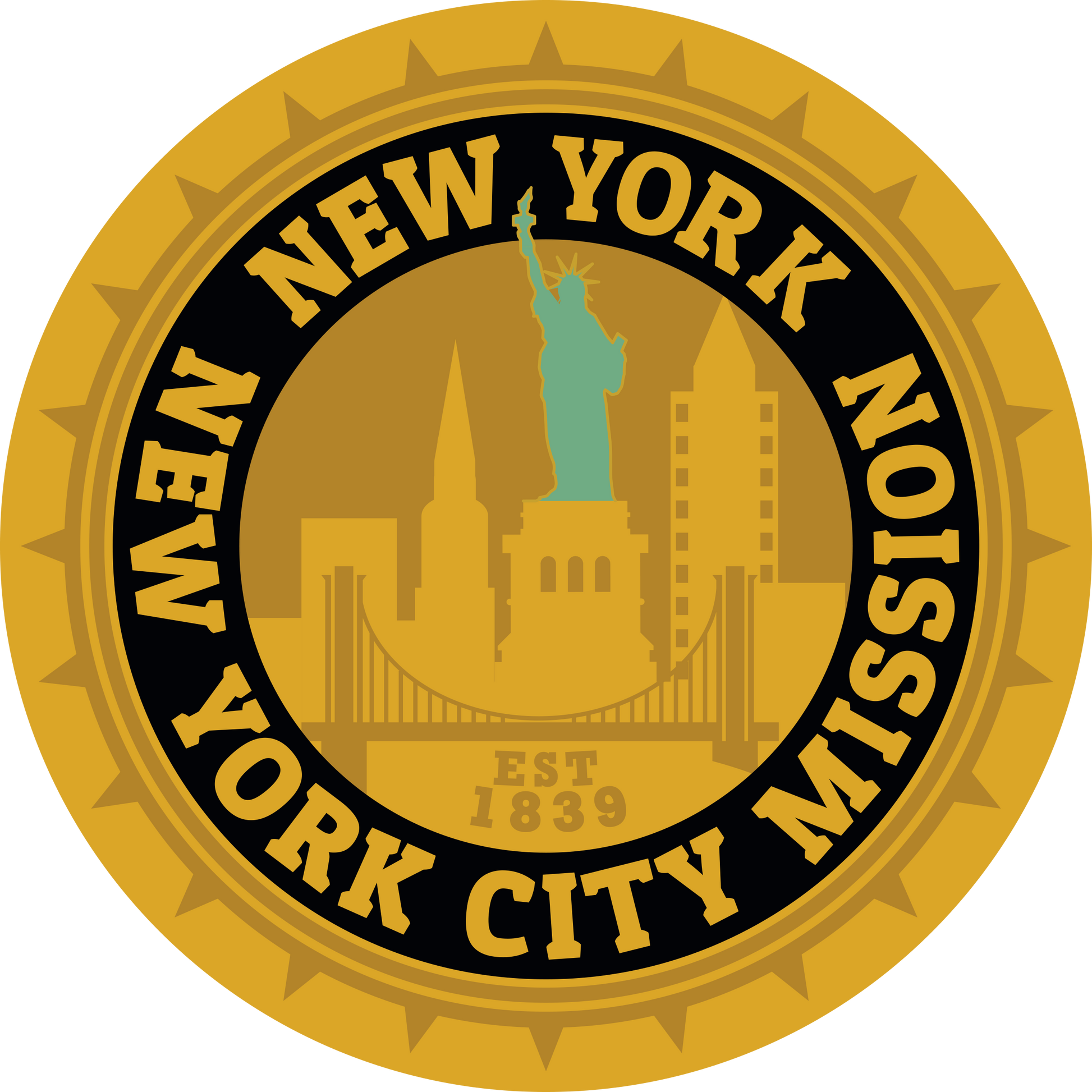 new york new york city mission decal