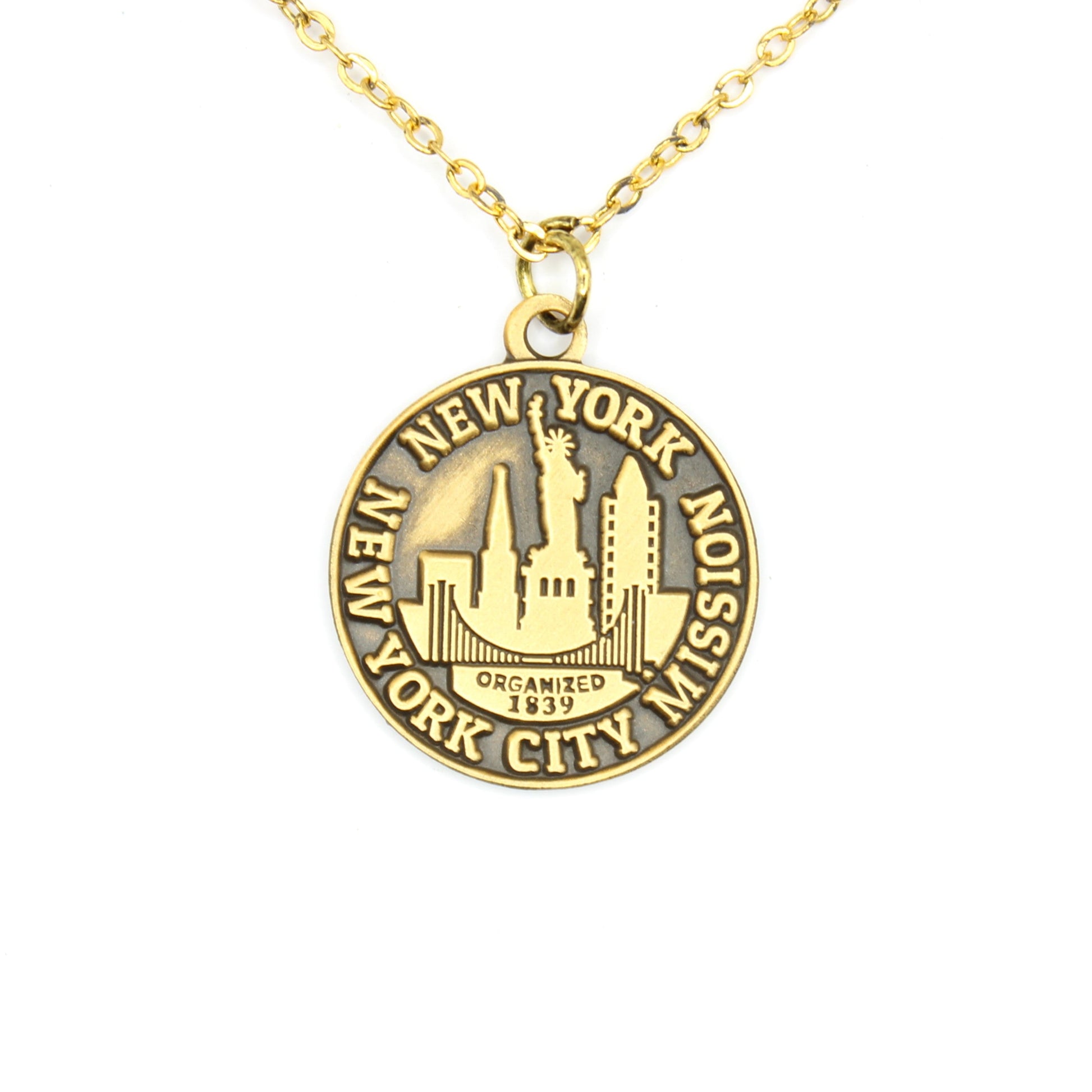 new york new york city mission necklace