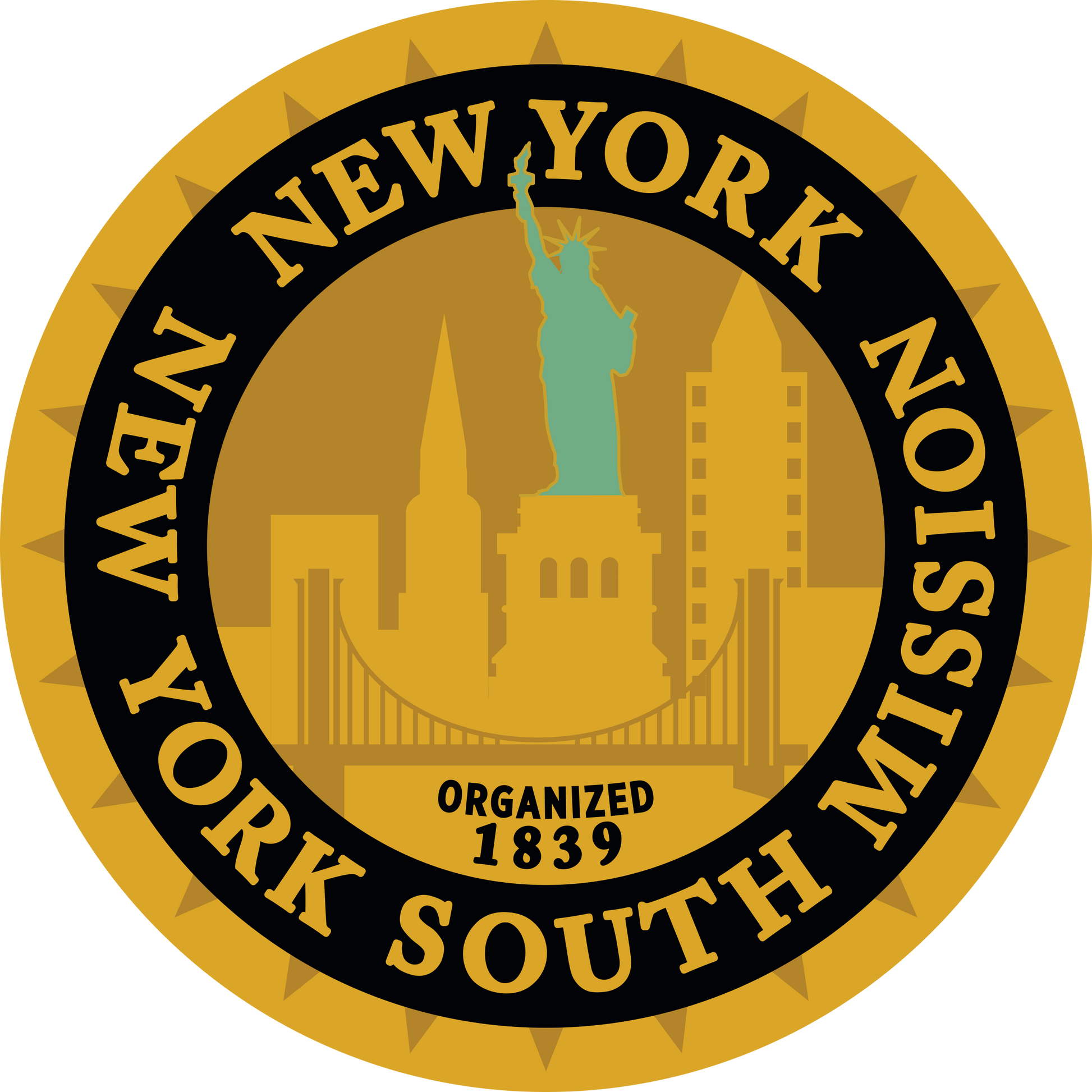 new york new york south mission decal