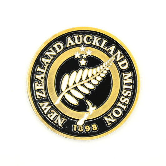new zealand auckland mission coin