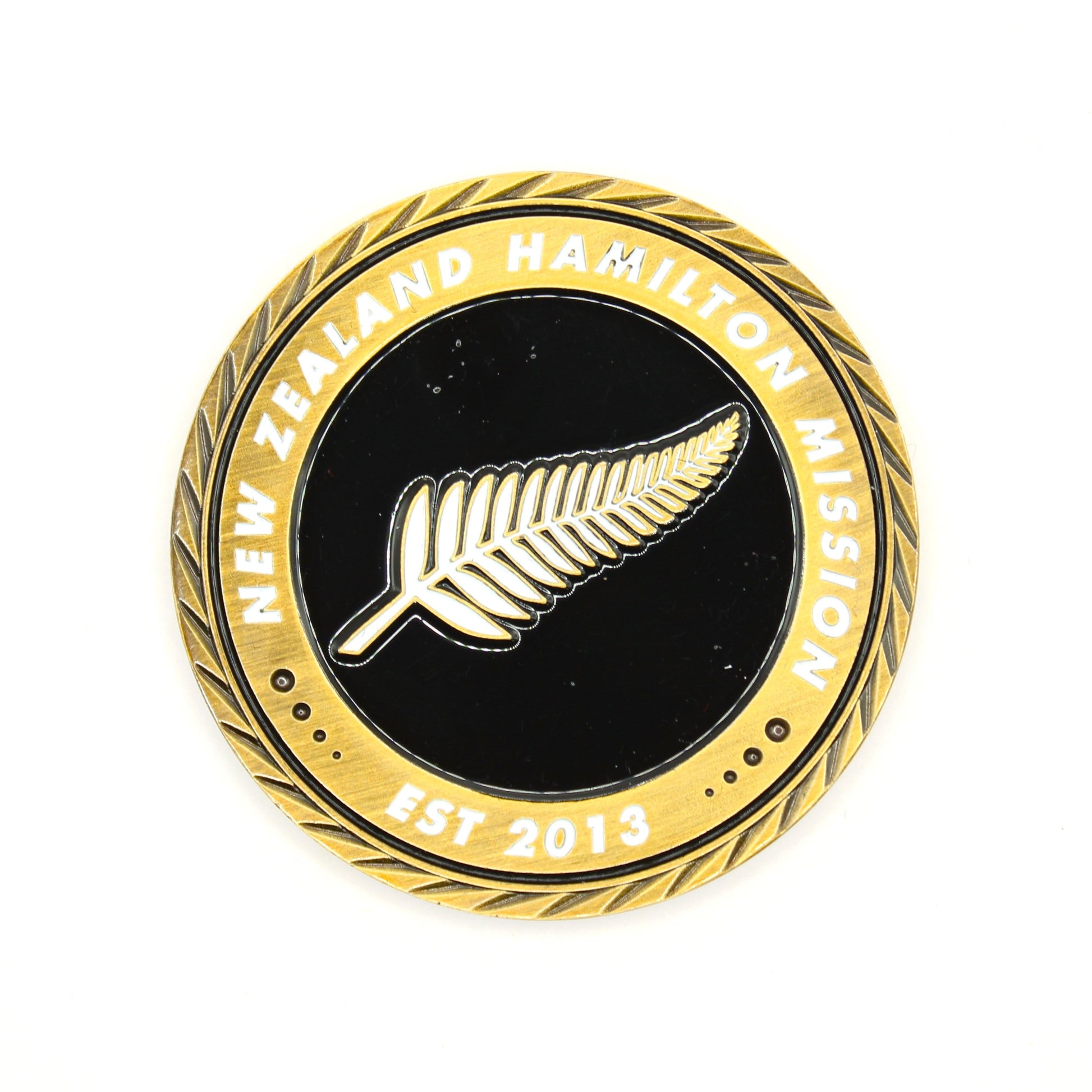 new zealand hamilton mission coin