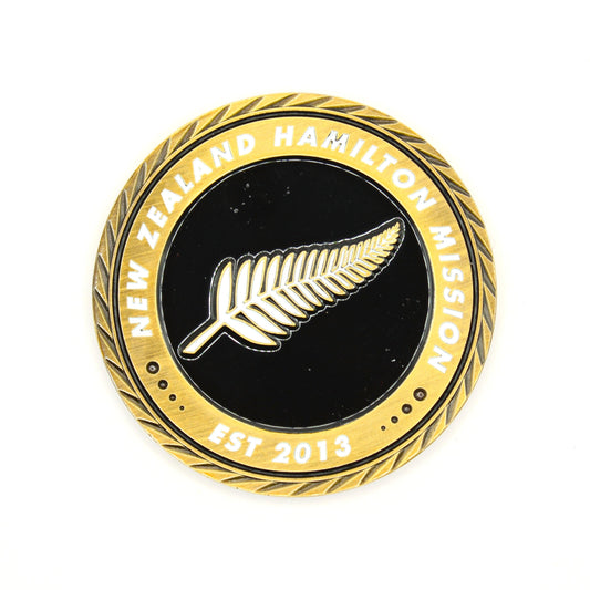 new zealand hamilton mission coin