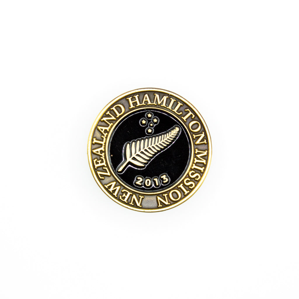 new zealand hamilton mission pin