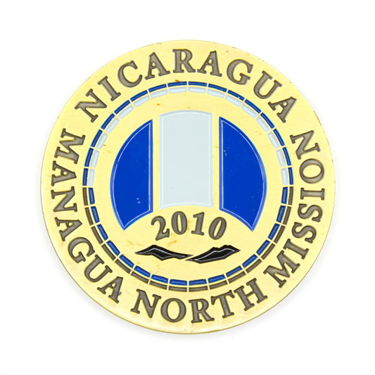 nicaragua managua north mission coin