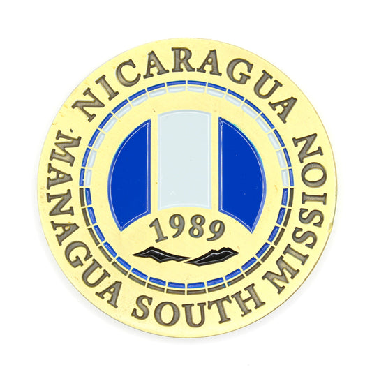 nicaragua managua south mission coin
