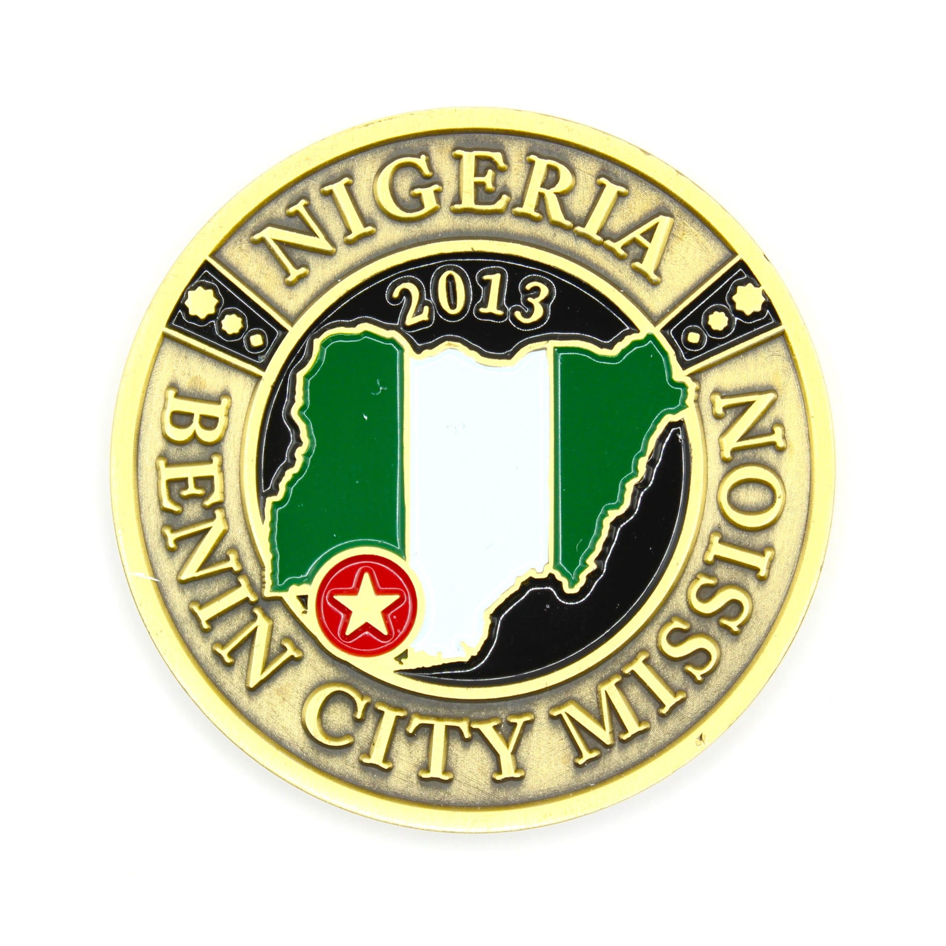 nigeria benin city mission coin