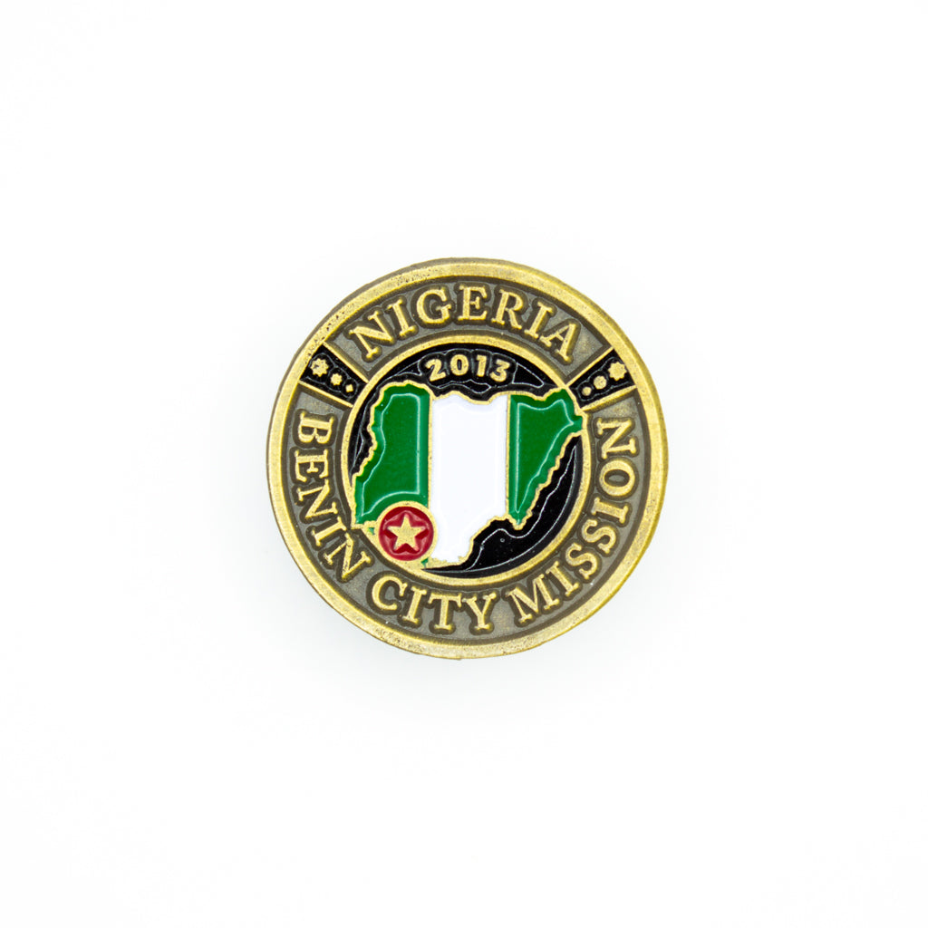 nigeria benin city mission pin