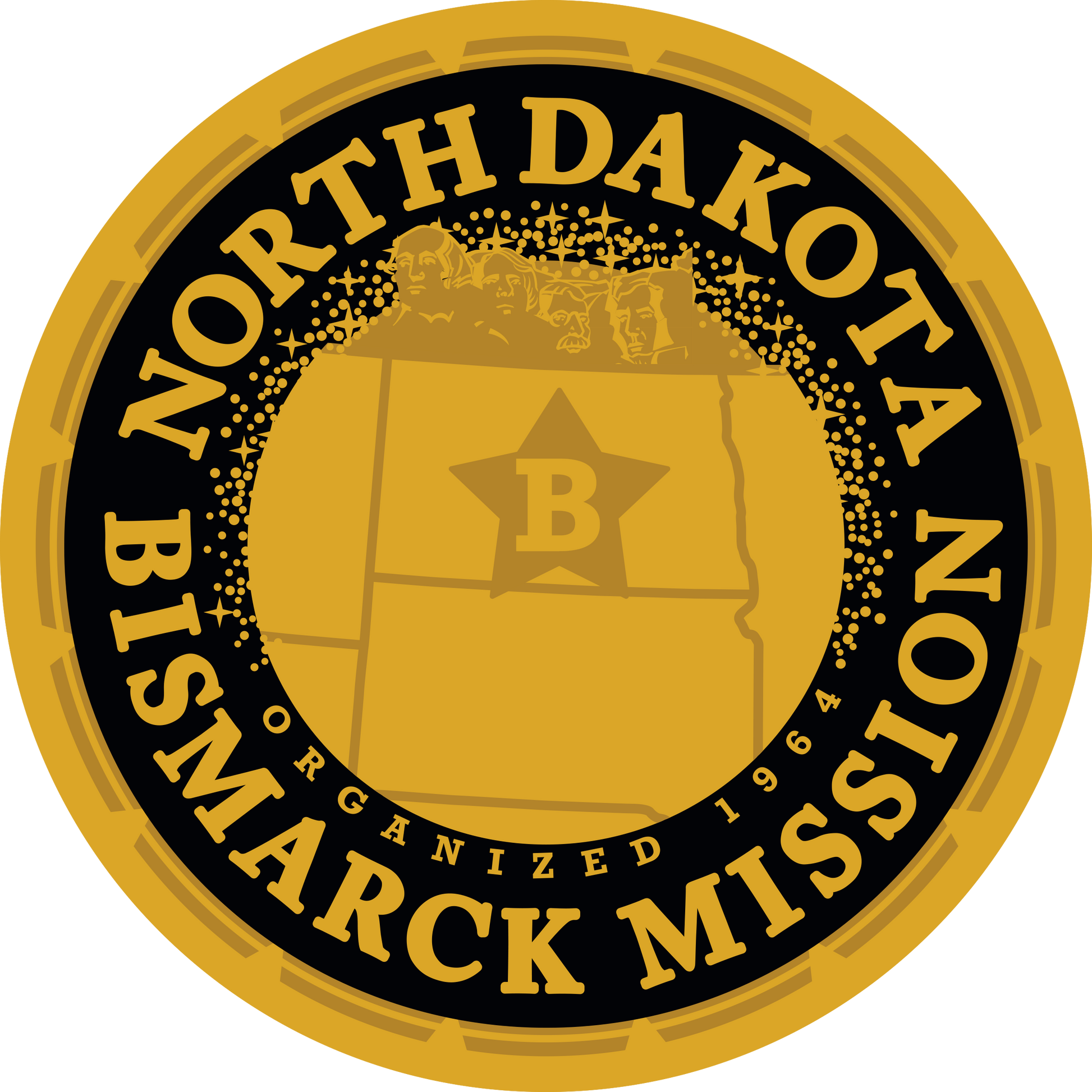 north dakota bismarck mission decal