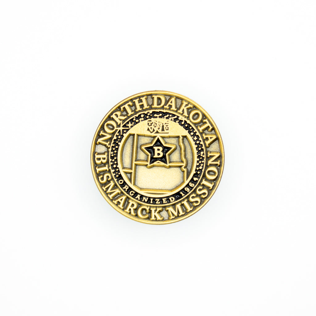 north dakota bismarck mission pin