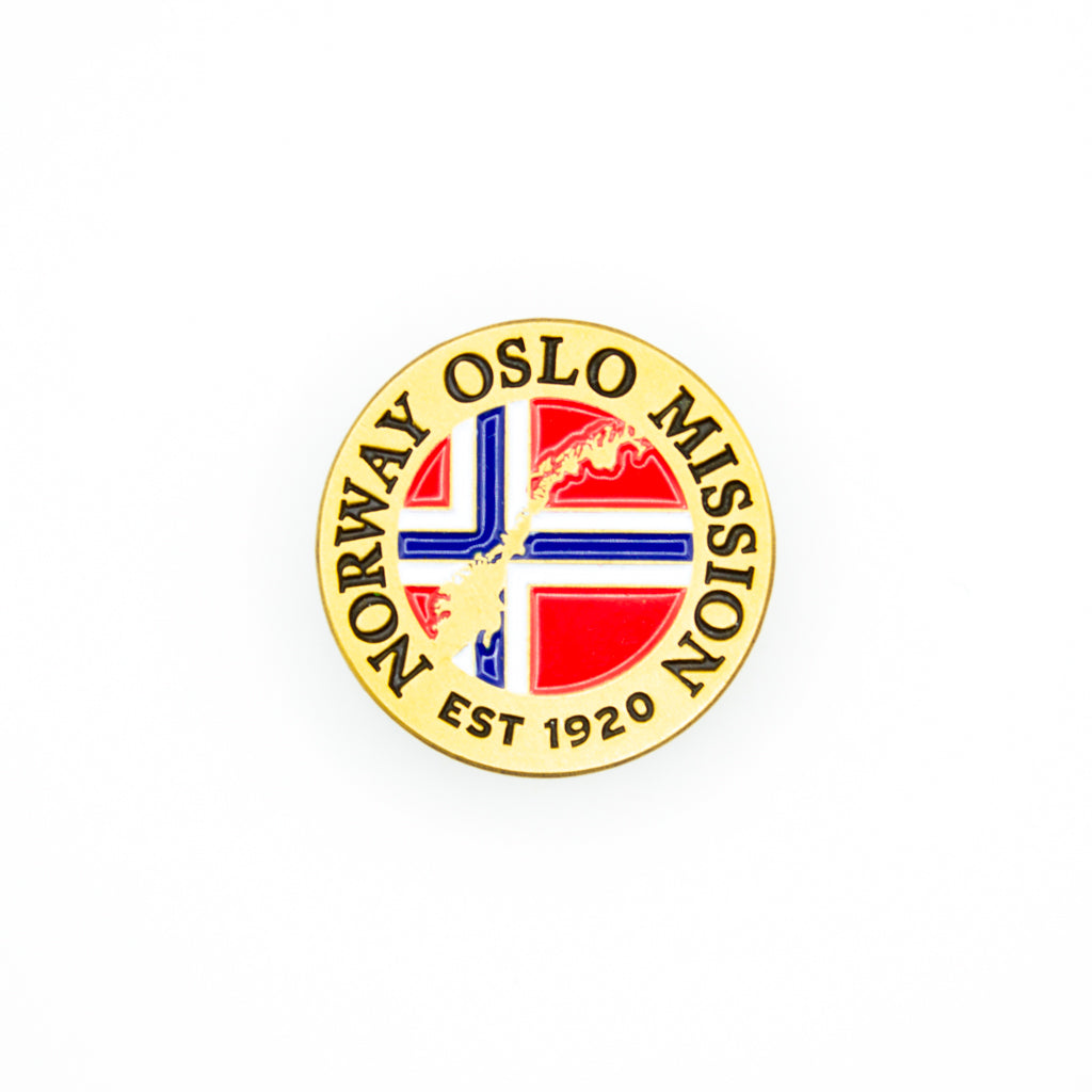 norway oslo mission pin