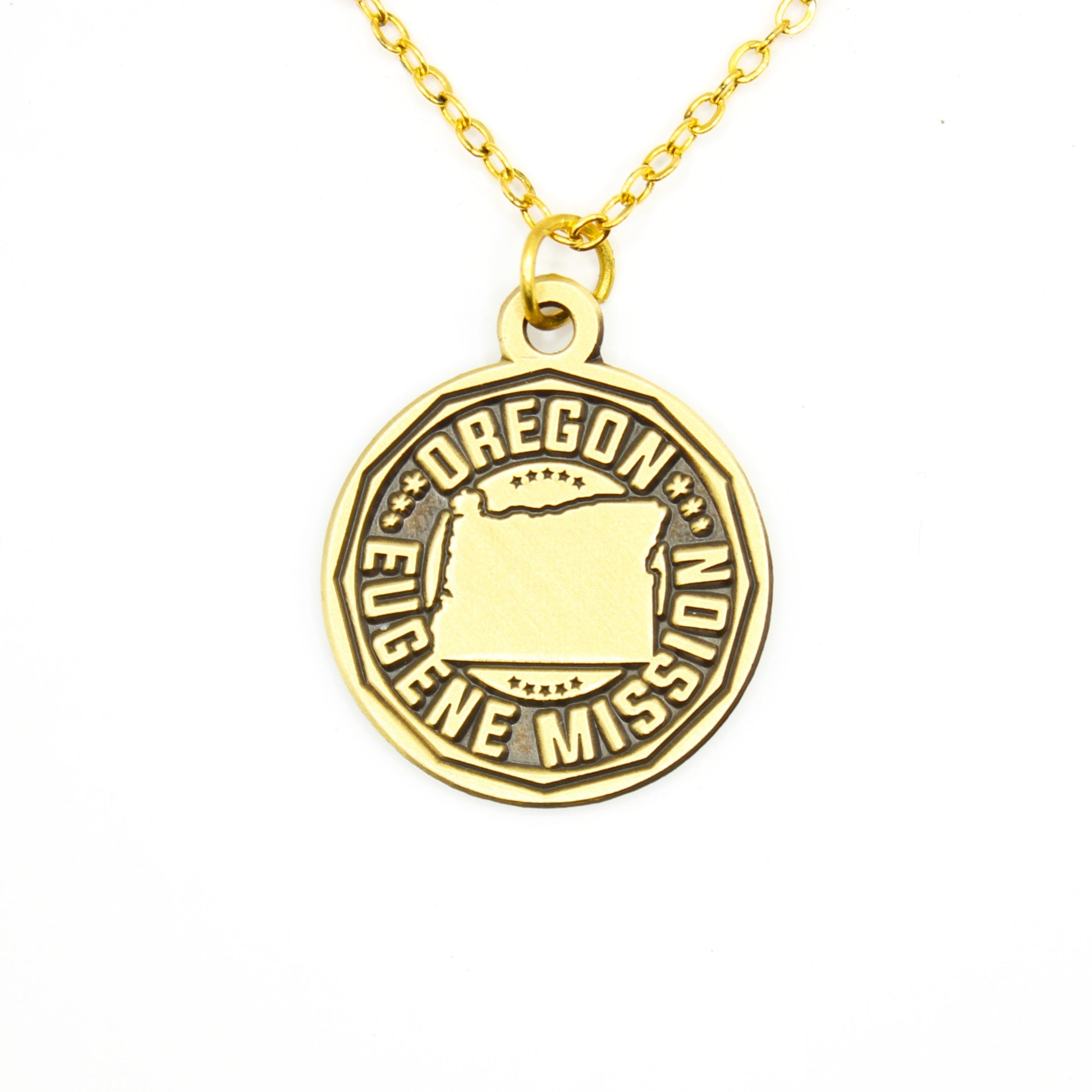 oregon eugene mission necklace