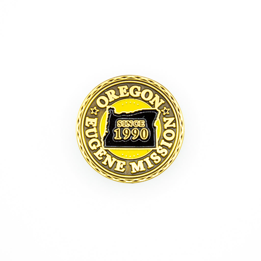 oregon eugene mission pin