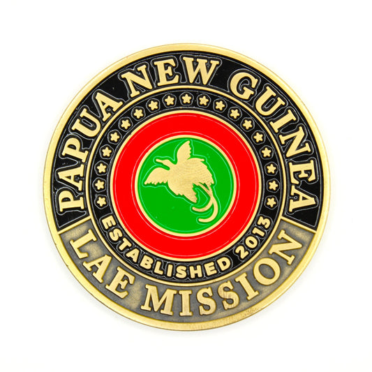 papua new guinea lae mission coin
