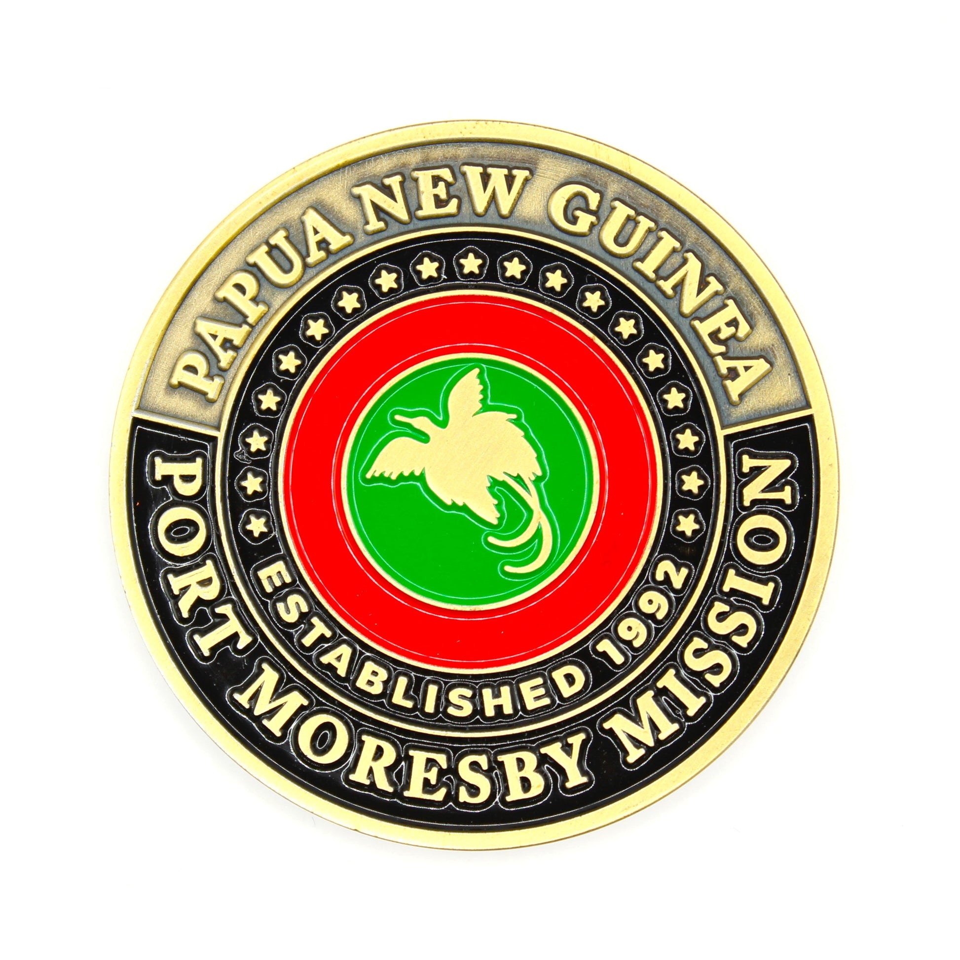 papua new guinea port moresby mission coin