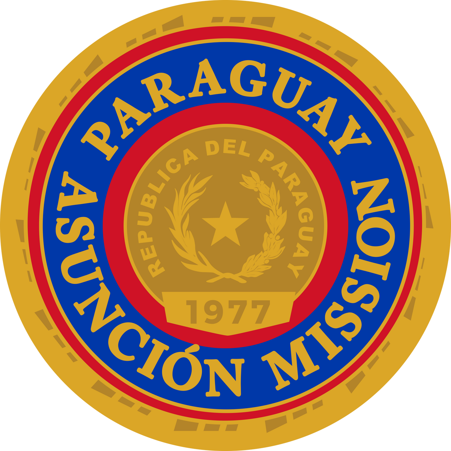 paraguay asunción mission decal