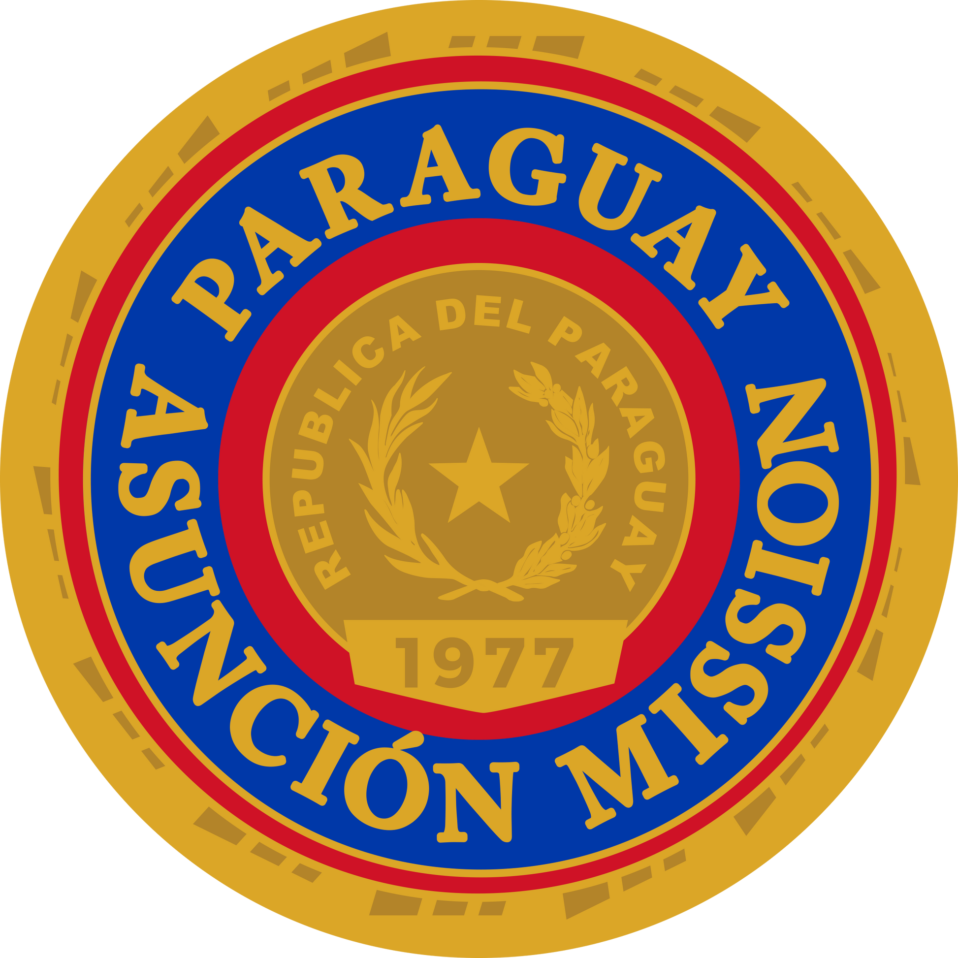 paraguay asunción mission decal