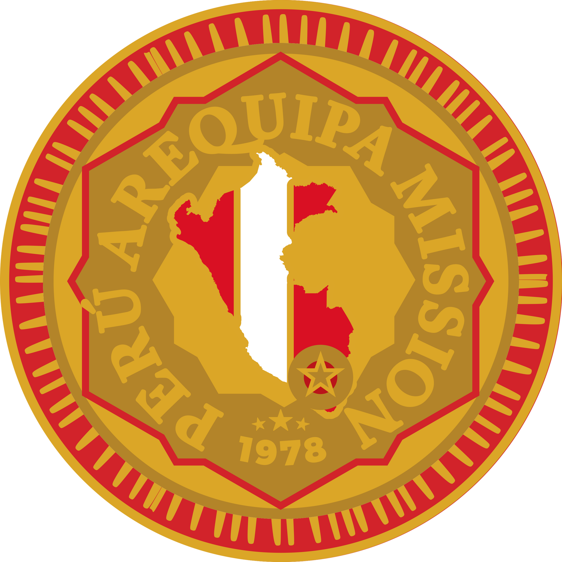 perú arequipa mission decal