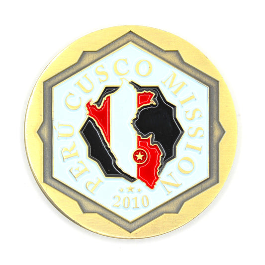 perú cusco mission coin