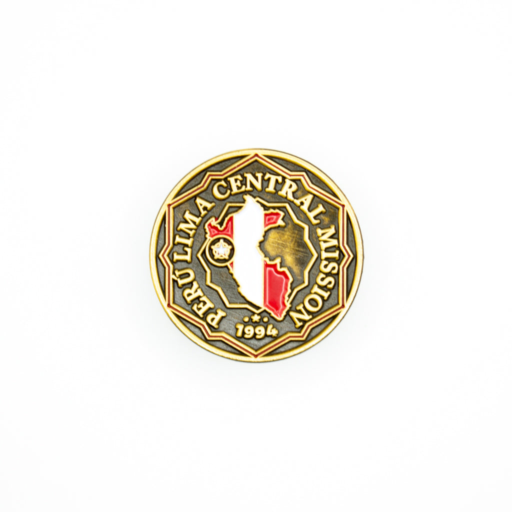 perú lima central mission pin