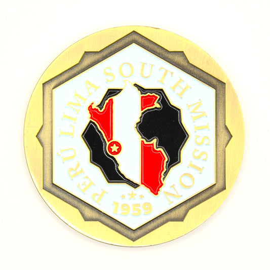 perú lima south mission coin