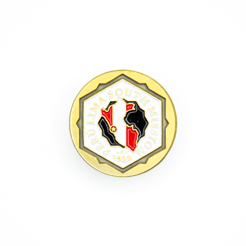 perú lima south mission pin