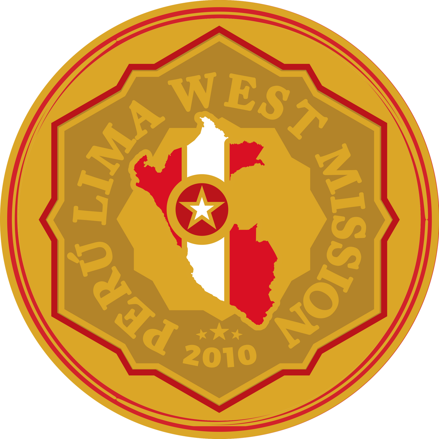 perú lima west mission decal