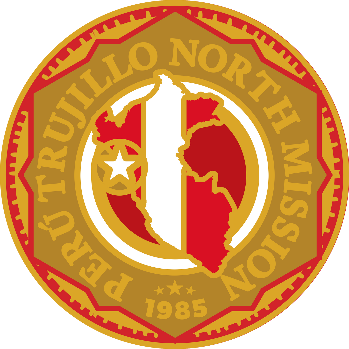 perú trujillo north mission decal