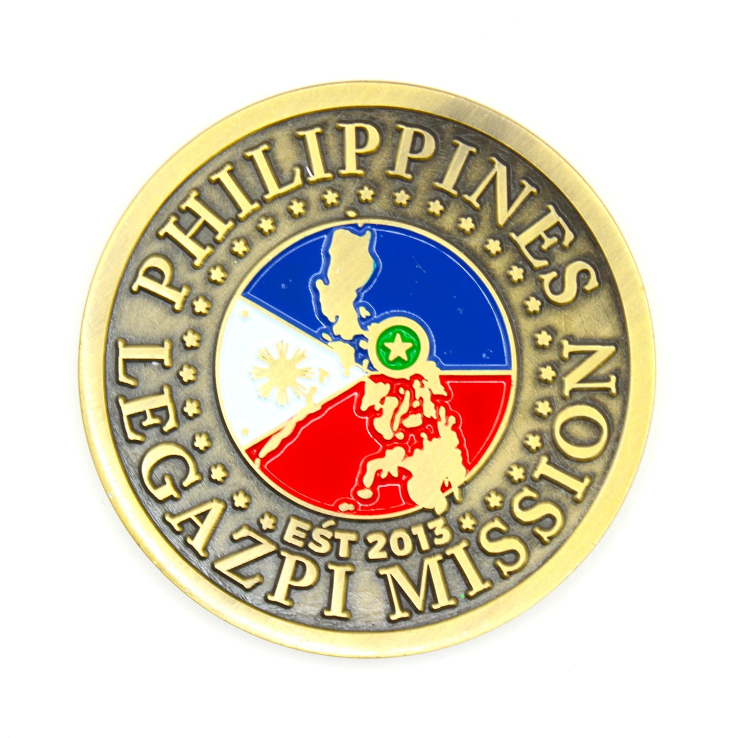 philippines legazpi mission coin