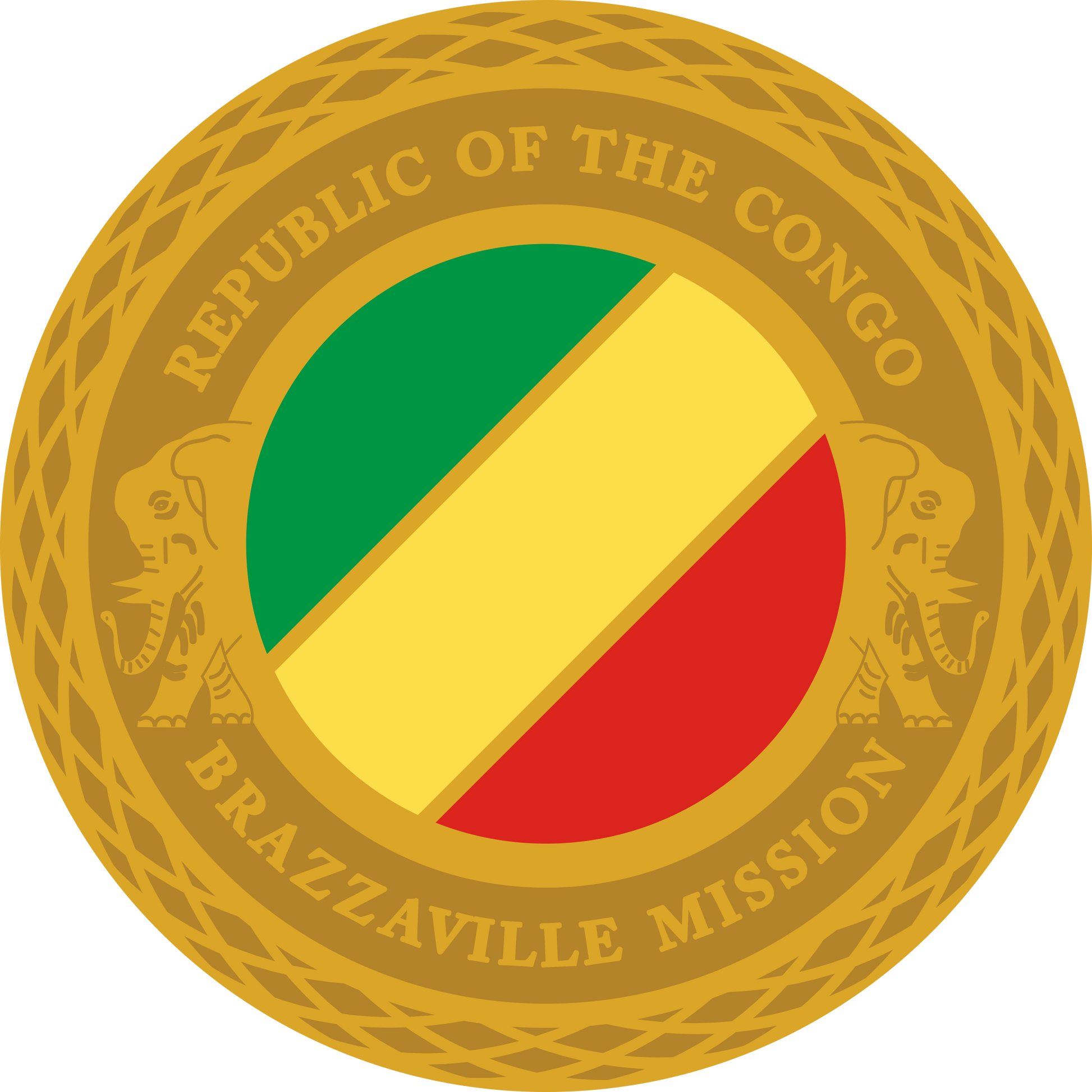 republic of congo brazzaville mission decal