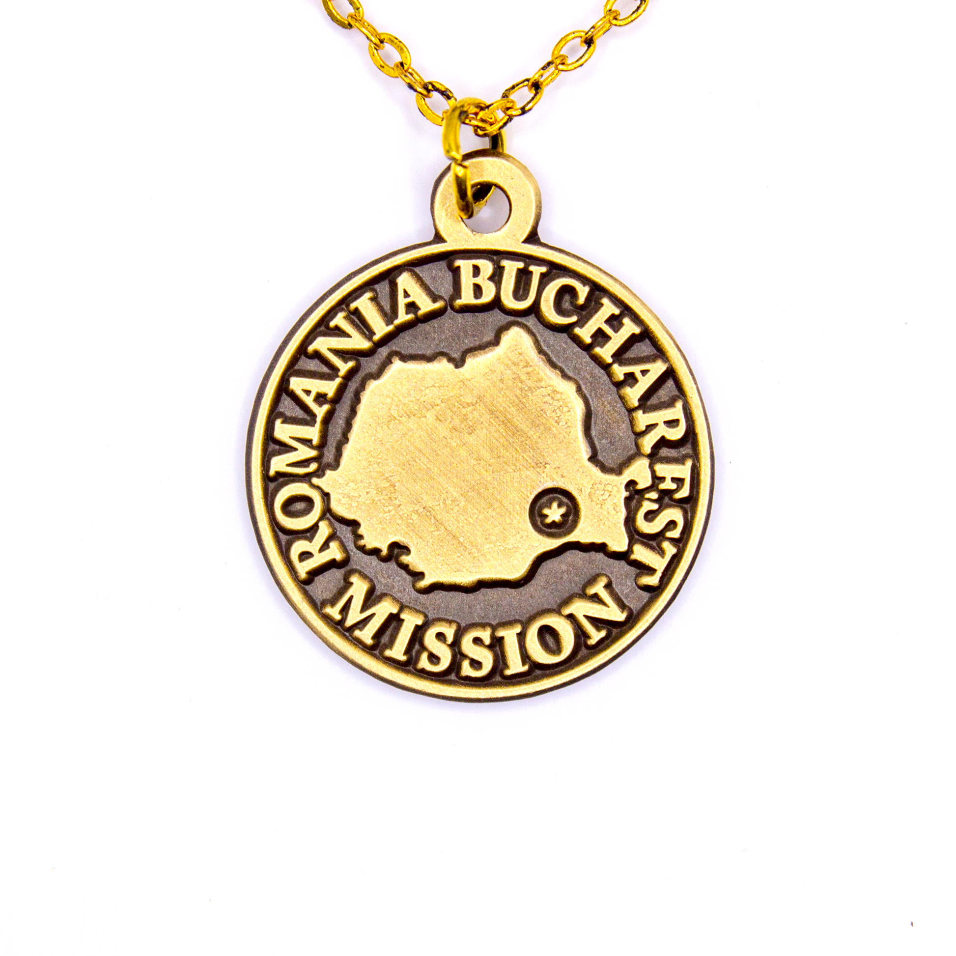 romania bucharest mission necklace