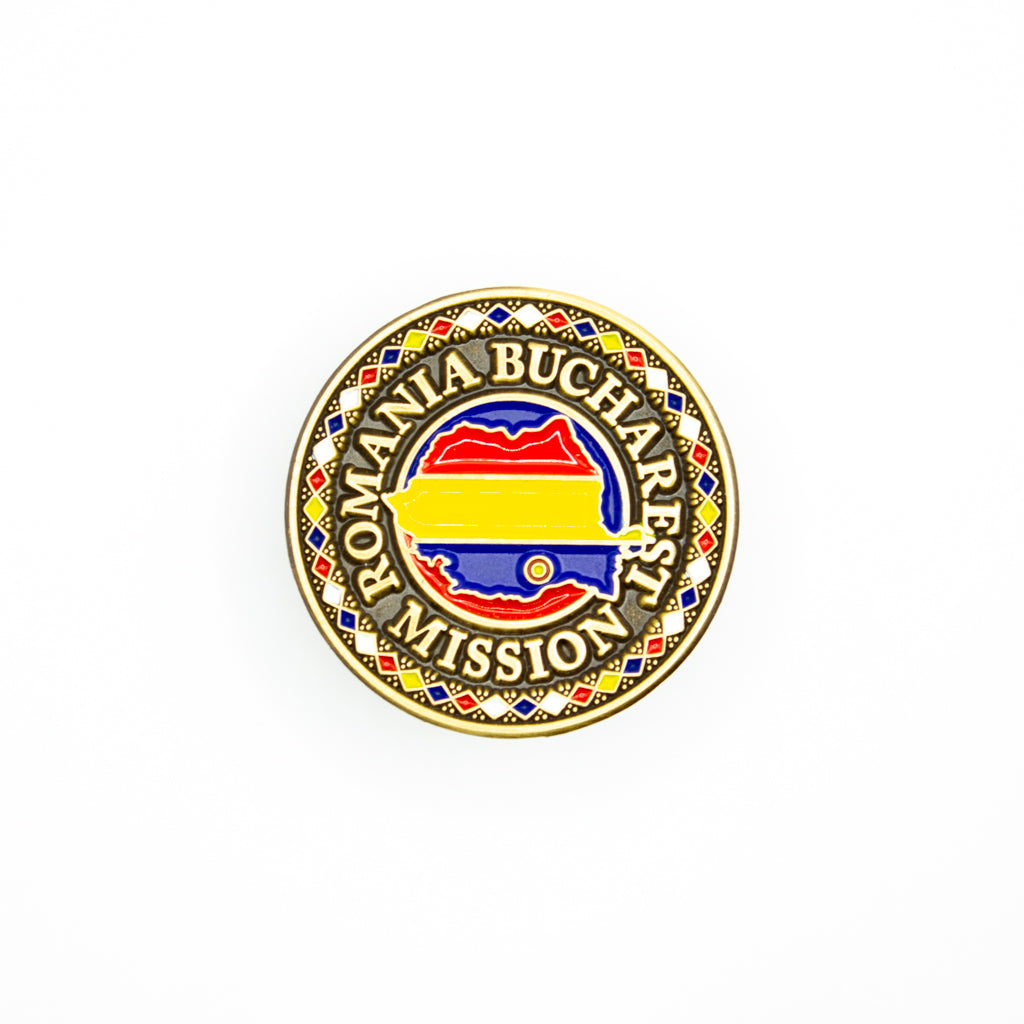 romania bucharest mission pin