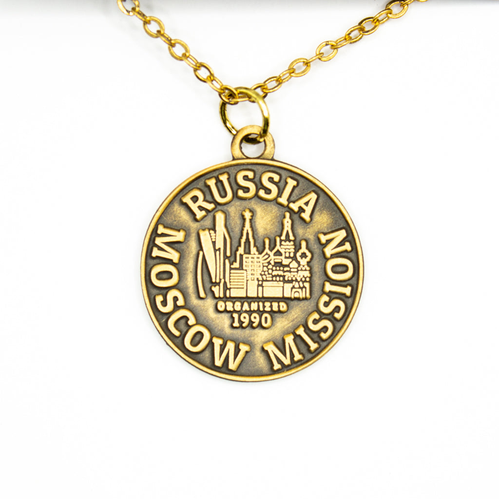 russia moscow mission necklace