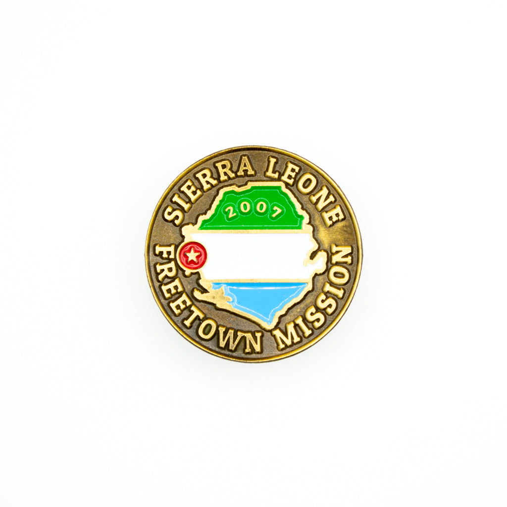 sierra leone freetown mission pin