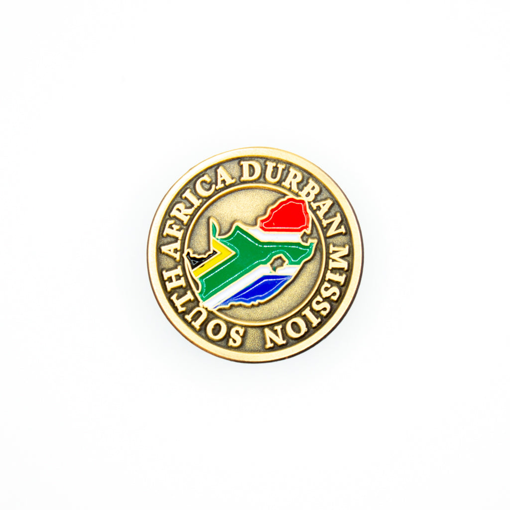 south africa durban mission pin