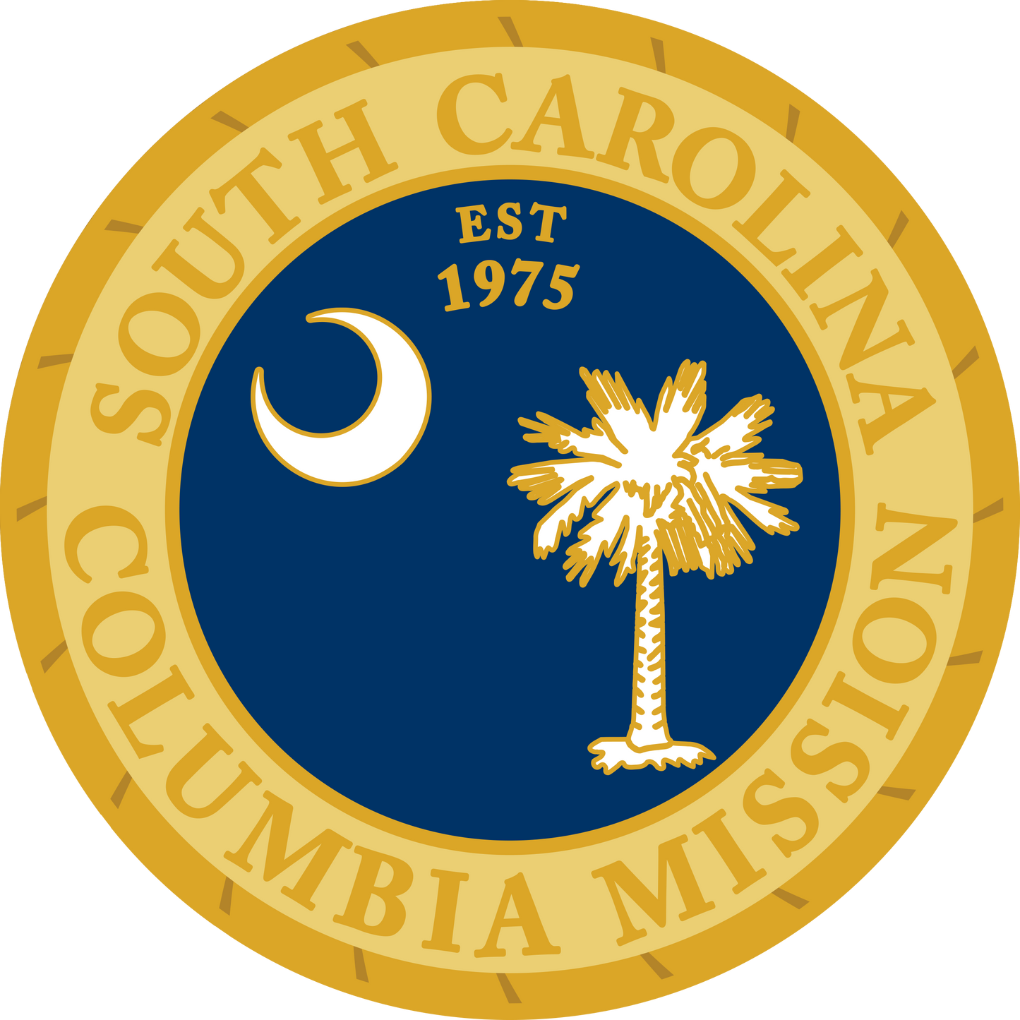 south carolina columbia mission decal