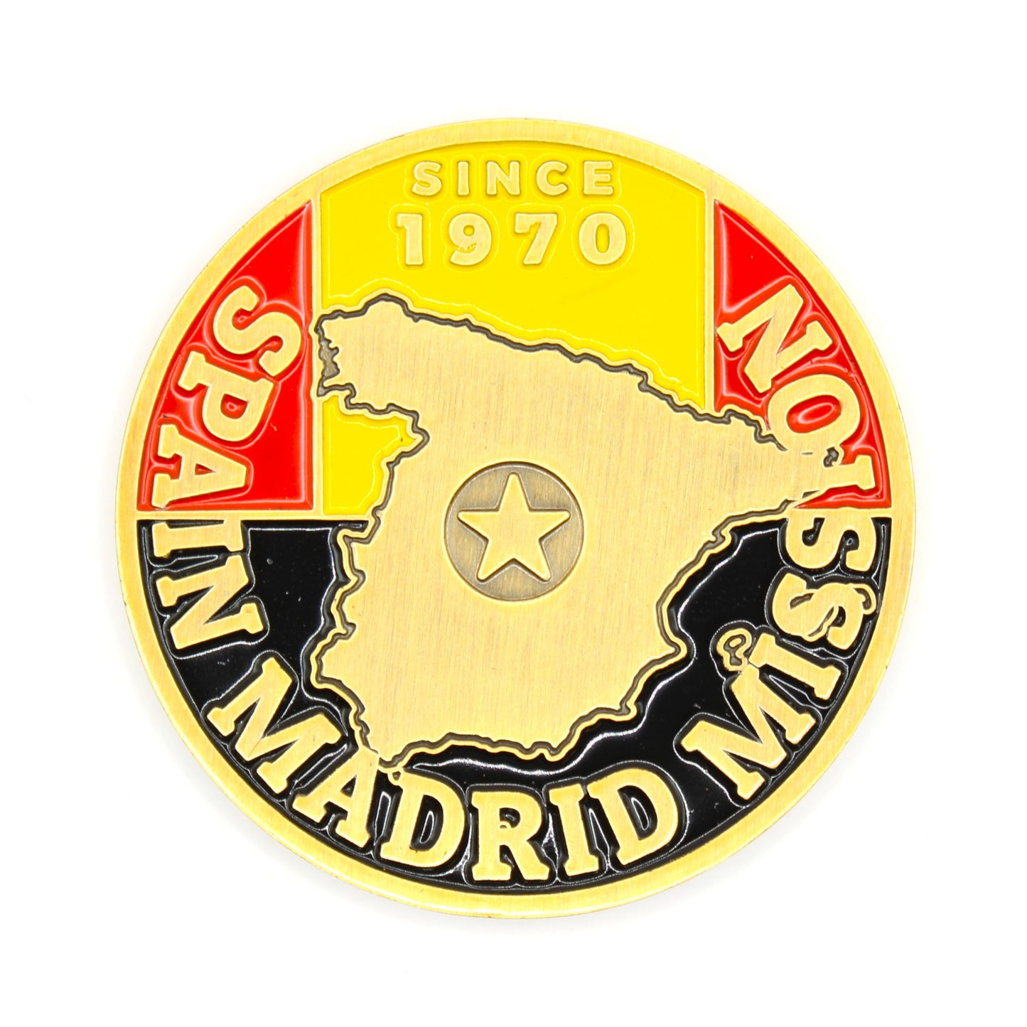 spain madrid mission coin