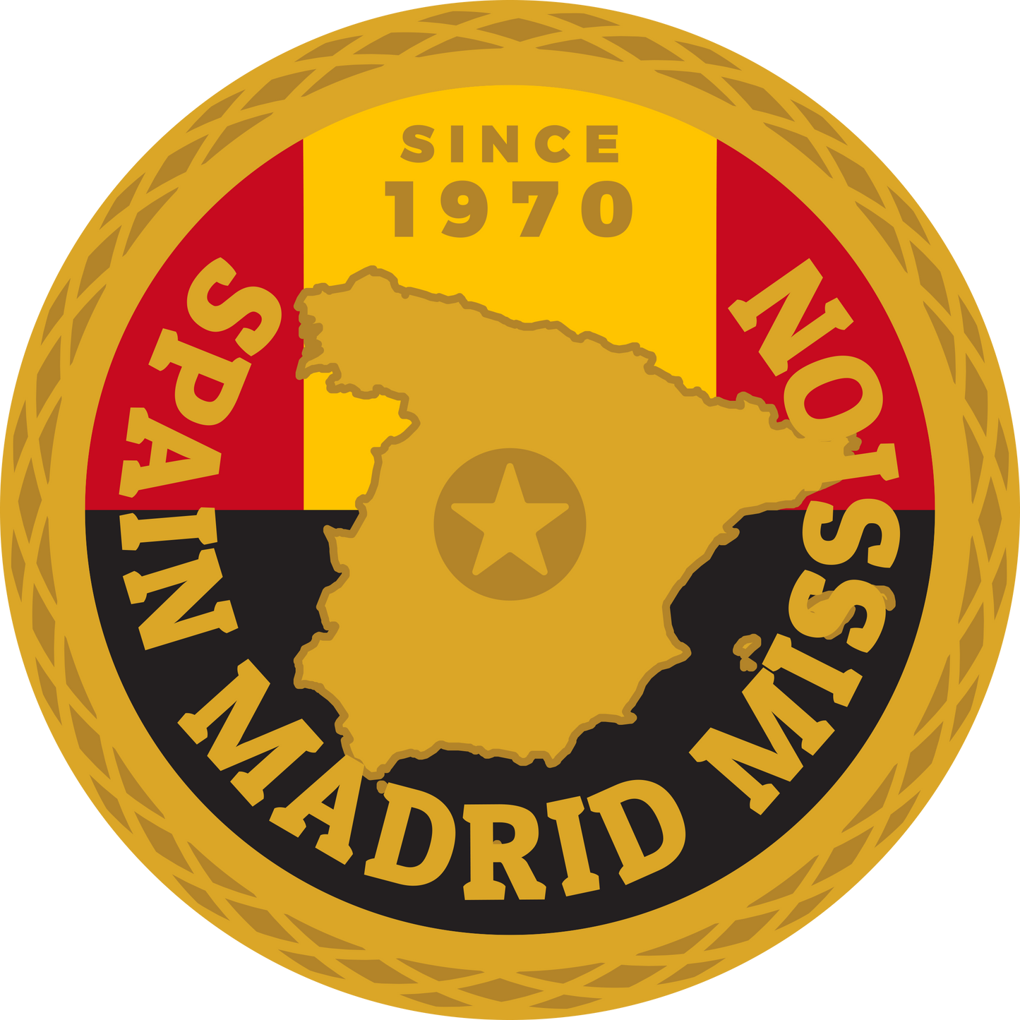 spain madrid mission decal