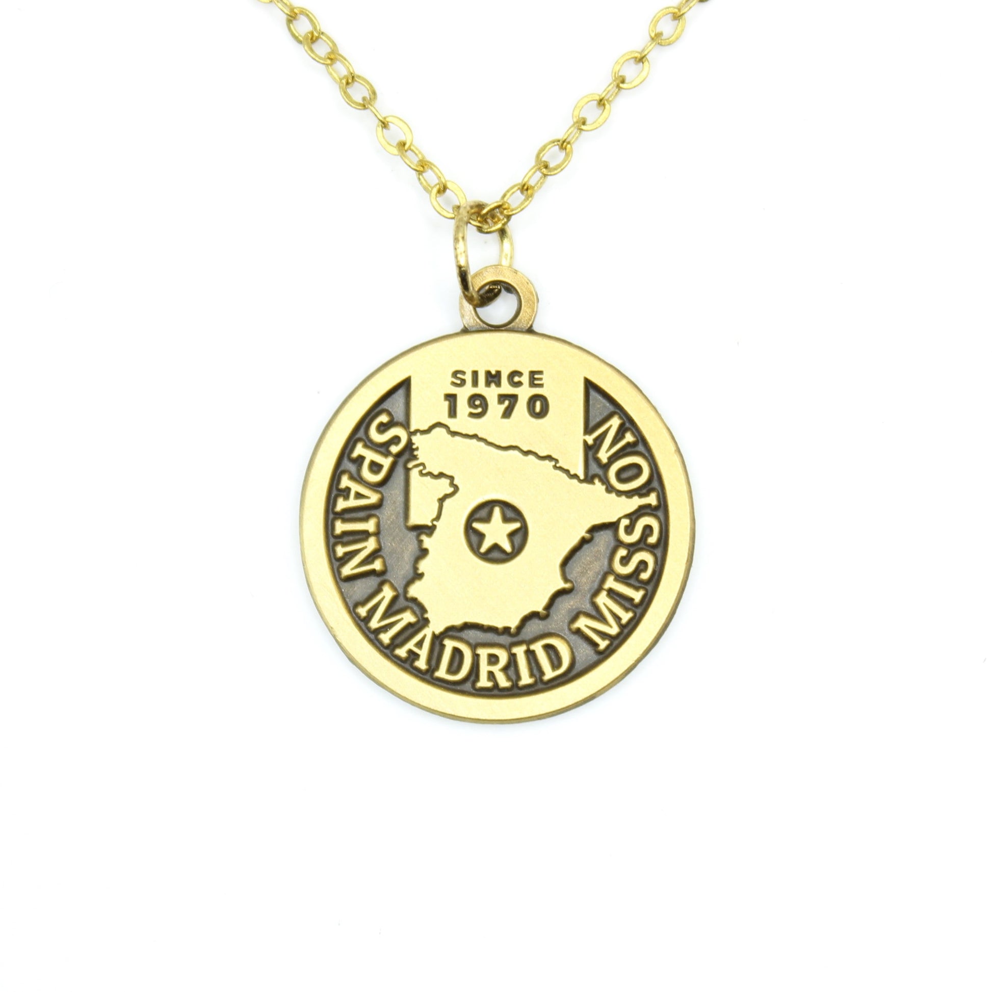 spain madrid mission necklace